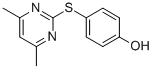4-[(4,6-DIMETHYLPYRIMIDIN-2-YL)THIO]PHENOL CAS#: 107718-34-3