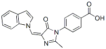 4-[(4E)-4-(indol-1-ylmethylidene)-2-methyl-5-oxo-imidazol-1-yl]benzoic acid CAS#: 100039-63-2