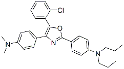 4-[5-(2-chlorophenyl)-4-[4-(dimethylamino)phenyl]-oxazol-2-yl]-N,N-dipropyl-aniline CAS#: 10004-39-4