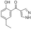 4-(5-ETHYL-2-HYDROXYBENZOYL)PYRAZOLE CAS#: 288401-57-0