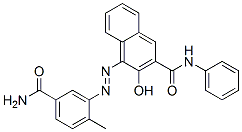 4-[(5-carbamoyl-o-tolyl)azo]-3-hydroxynaphth-2-anilide CAS#: 16403-84-2