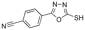 4-(5-mercapto-1,3,4-oxadiazol-2-yl)benzonitrile CAS#: 203268-78-4
