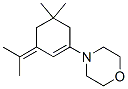 4-[5,5-Dimethyl-3-(1-methylethylidene)-1-cyclohexen-1-yl]morpholine CAS#: 28017-83-6