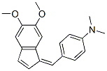 4-[(5,6-Dimethoxy-1H-inden-1-ylidene)methyl]-N,N-dimethylaniline CAS#: 21899-30-9