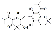 4-[[5,7-dihydroxy-2,2-dimethyl-8-(2-methylpropanoyl)chromen-6-yl]methy l]-3,5-dihydroxy-6,6-dimethyl-2-(2-methylpropanoyl)cyclohexa-2,4-dien- 1-one CAS#: 10-00-4