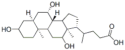4-[(5S,7S,8S,10S,13R,17R)-3,7,12-trihydroxy-10,13-dimethyl-2,3,4,5,6,7,8,9,11,12,14,15,16,17-tetradecahydro-1H-cyclopenta[a]phenanthren-17-yl]pentanoic acid CAS#: 2955-27-3