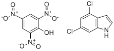 4-6 DICHLOROINDOLE PICRATE CAS#: 106782-58-5