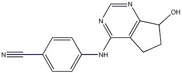 4-(7-hydroxy-6,7-dihydro-5H-cyclopenta[d]pyrimidin-4-ylamino)benzonitrile CAS#: 105365-76-2