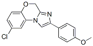 4-(8-Chloro-4H-imidazo[2,1-c][1,4]benzoxazin-2-yl)phenyl methyl ether CAS#: 104971-84-8