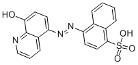4-(8-HYDROXY-5-QUINOLYLAZO)-1-NAPHTHALENESULFONIC ACID CAS#: 26644-96-2