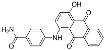 4-[(9,10-Dihydro-4-hydroxy-9,10-dioxoanthracen-1-yl)amino]benzamide CAS#: 104847-99-6