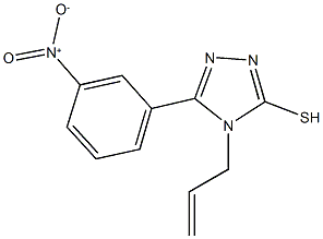 4-ALLYL-5-(3-NITROPHENYL)-4H-1,2,4-TRIAZOLE-3-THIOL CAS#: 17050-61-2