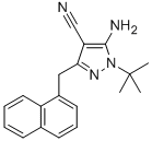 4-AMINO-1-TERT-BUTYL-3-(1'-NAPHTHYLMETHYL)-4-CYANOPYRAZOLE CAS#: 221243-77-2