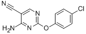 4-AMINO-2-(4-CHLOROPHENOXY)PYRIMIDINE-5-CARBONITRILE CAS#: 113447-04-4