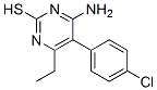 4-AMINO-5-(4-CHLOROPHENYL)-6-ETHYLPYRIMIDINE-2-THIOL CAS#: 105640-70-8