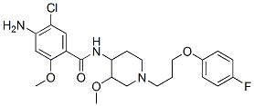 4-AMINO-5-CHLORO-N-{1-[3-(4-FLUOROPHENOXY)PROPYL]-3-METHOXY-4-PIPERIDYL}-2-METHOXYBENZAMIDE CAS#: 104860-73-3