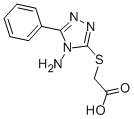 [(4-AMINO-5-PHENYL-4H-1,2,4-TRIAZOL-3-YL)SULFANYL]ACETIC ACID CAS#: 114402-22-1