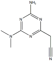 4-AMINO-6-(DIMETHYLAMINO)-1,3,5-TRIAZIN-2-YL]ACETONITRILE CAS#: 21320-38-7