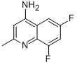 4-AMINO-6,8-DIFLUORO-2-METHYLQUINOLINE CAS#: 288151-32-6