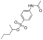 4-(Acetylamino)benzenesulfonic acid 1-methylbutyl ester CAS#: 23531-31-9
