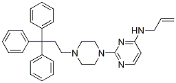 4-(Allylamino)-2-[4-(3,3,3-triphenylpropyl)-1-piperazinyl]pyrimidine CAS#: 20980-18-1
