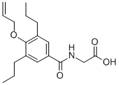 4-Allyoxy-3,5-dipropylhippuric acid CAS#: 101564-63-0