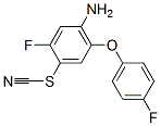4-Amino-2-fluoro-5-(p-fluorophenoxy)phenyl thiocyanate CAS#: 19239-05-5