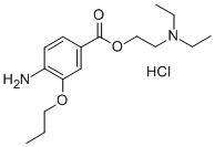 4-Amino-3-propoxy-benzoic acid 2-(diethylamino)ethyl ester hydrochlori de CAS#: 100311-12-4