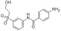 4-Amino-N-(3-(2-hydroxyethyl)sulfonylphenyl)benzamide CAS#: 20241-68-3