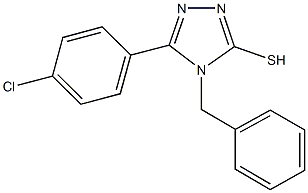 4-BENZYL-5-(4-CHLORO-PHENYL)-4H-[1,2,4]TRIAZOLE-3-THIOL CAS#: 23282-92-0