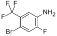 4-BROMO-2-FLUORO-5-(TRIFLUOROMETHYL)ANILINE CAS#: 104460-70-0