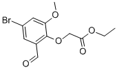 (4-BROMO-2-FORMYL-6-METHOXY-PHENOXY)-ACETIC ACID ETHYL ESTER CAS#: 20037-36-9