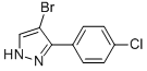 4-BROMO-3-(4-CHLOROPHENYL)-1H-PYRAZOLE CAS#: 17978-27-7