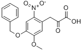 4-Benzyloxy-3-methoxy-6-nitrophenylpyruvic Acid CAS#: 2495-79-6