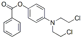 4-[Bis(2-chloroethyl)amino]phenol benzoate CAS#: 1233-89-2
