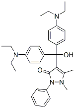 4-[Bis[4-(diethylamino)phenyl]hydroxymethyl]-1,2-dihydro-1,5-dimethyl-2-phenyl-3H-pyrazol-3-one CAS#: 13153-59-8