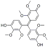 4-[Bis(4-hydroxy-2,3-dimethoxyphenyl)methylene]-2,3-dimethoxy-2,5-cyclohexadien-1-one CAS#: 10169-09-2