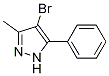 4-BroMo-3-Methyl-5-phenyl-1H-pyrazole CAS#: 13808-66-7