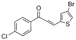 4-Bromo-2-[3-(4-chlorophenyl)-3-oxoprop-1-en-1-yl]thiophene, 1-[(4-Bromothien-2-yl)acryloyl]-4-chlorobenzene CAS#: 219689-82-4