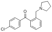 4'-CHLORO-2-PYRROLIDINOMETHYL BENZOPHENONE CAS#: 20072-53-1