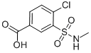 4-CHLORO-3-[(METHYLAMINO)SULFONYL]BENZOIC ACID CAS#: 1429-44-3