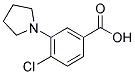 4-CHLORO-3-PYRROLIDIN-1-YL-BENZOIC ACID CAS#: 107946-68-9