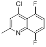 4-CHLORO-5,8-DIFLUORO-2-METHYL-QUINOLINE CAS#: 288151-28-0