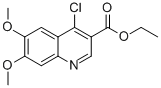 4-CHLORO-6,7-DIMETHOXY-QUINOLINE-3-CARBOXYLIC ACID ETHYL ESTER CAS#: 26893-14-1