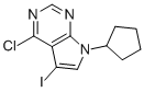 4-CHLORO-7-CYCLOPENTYL-5-IODO-7H-PYRROLO[2,3-D]PYRIMIDINE CAS#: 213745-17-6