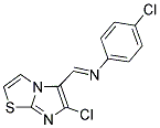 4-CHLORO-N-[(6-CHLOROIMIDAZO[2,1-B][1,3]THIAZOL-5-YL)METHYLENE]ANILINE CAS#: 241132-36-5