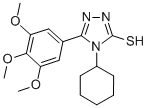 4-CYCLOHEXYL-5-(3,4,5-TRIMETHOXY-PHENYL)-4H-[1,2,4]TRIAZOLE-3-THIOL CAS#: 26028-97-7