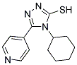 4-CYCLOHEXYL-5-PYRIDIN-4-YL-4H-[1,2,4]TRIAZOLE-3-THIOL CAS#: 23714-52-5