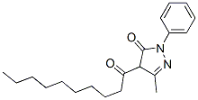 4-Capryl-3-methyl-1-phenyl-5(4H)-pyrazolone CAS#: 18199-28-5
