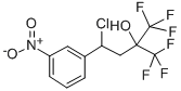 4-Chloro-1,1,1-trifluoro-4-(3-nitrophenyl)-2-(trifluoromethyl)-2-butan ol CAS#: 100482-44-8